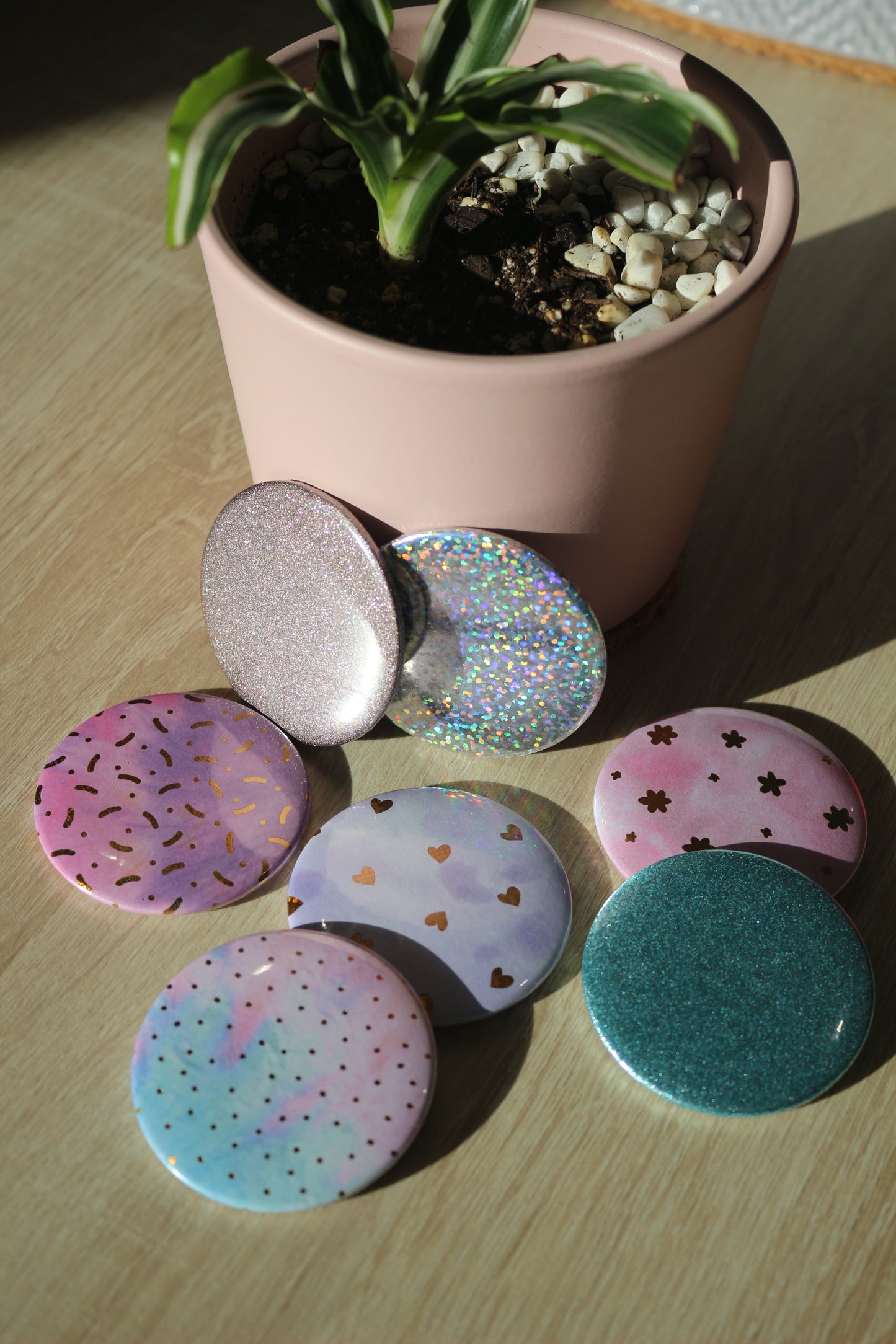 Magnet Paillettes bleues