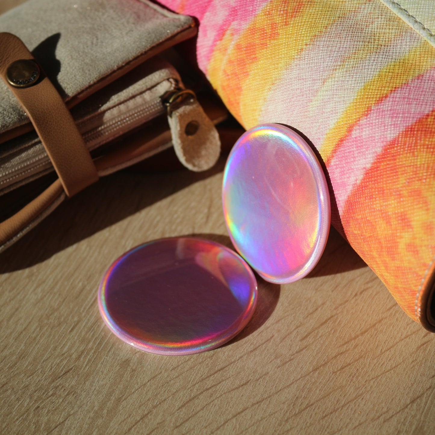 Miroir Holo rose