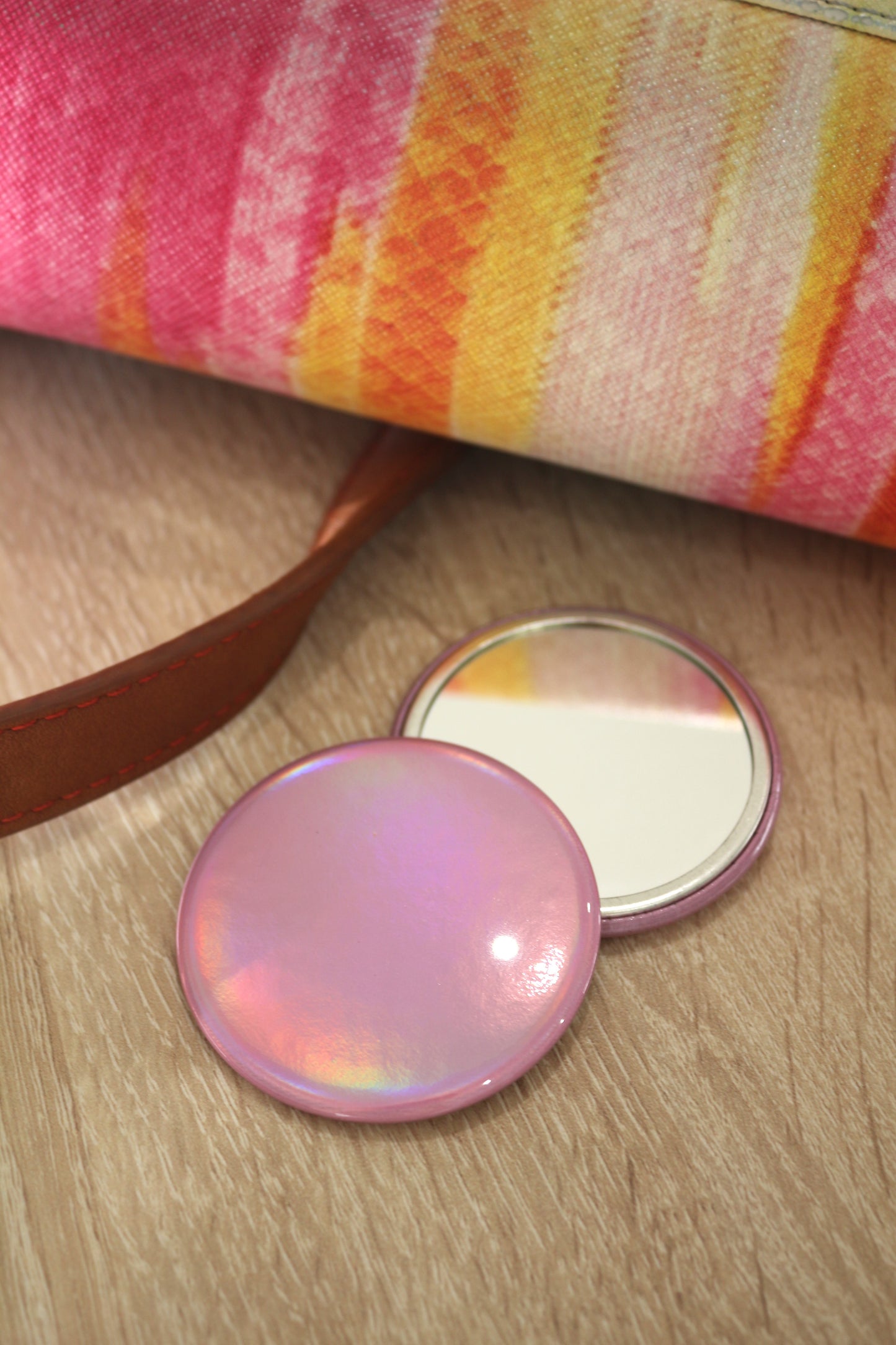 Miroir Holo rose