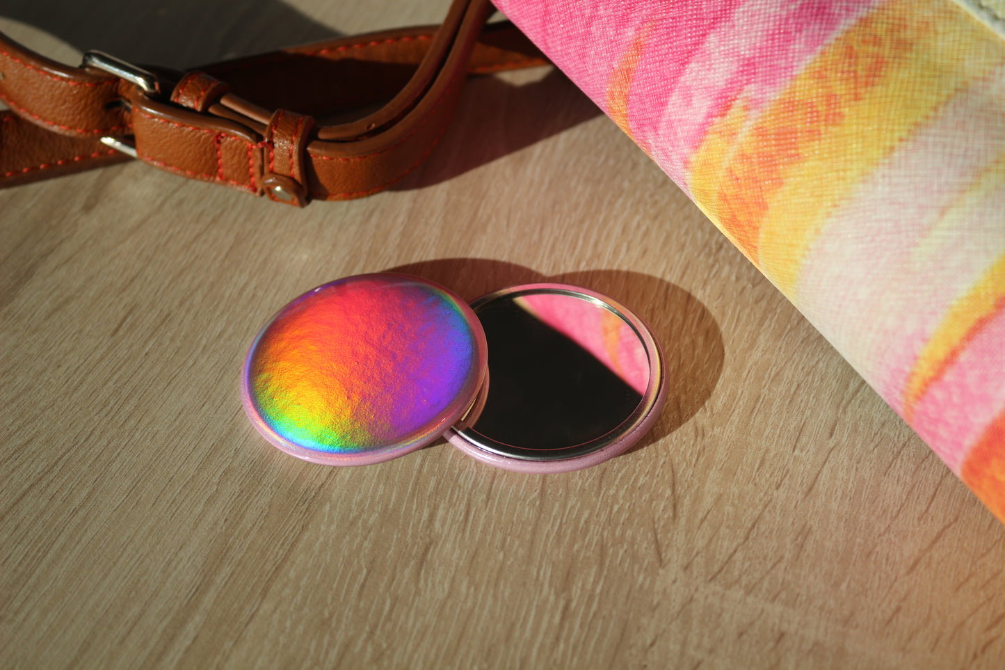 Miroir Holo rose