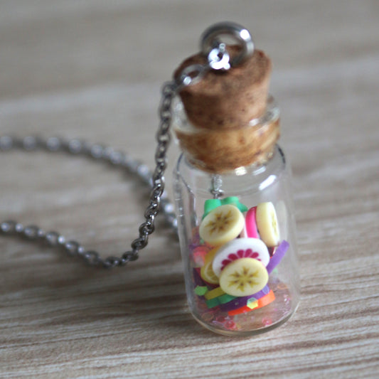 Collier Fiole Tutti Frutti