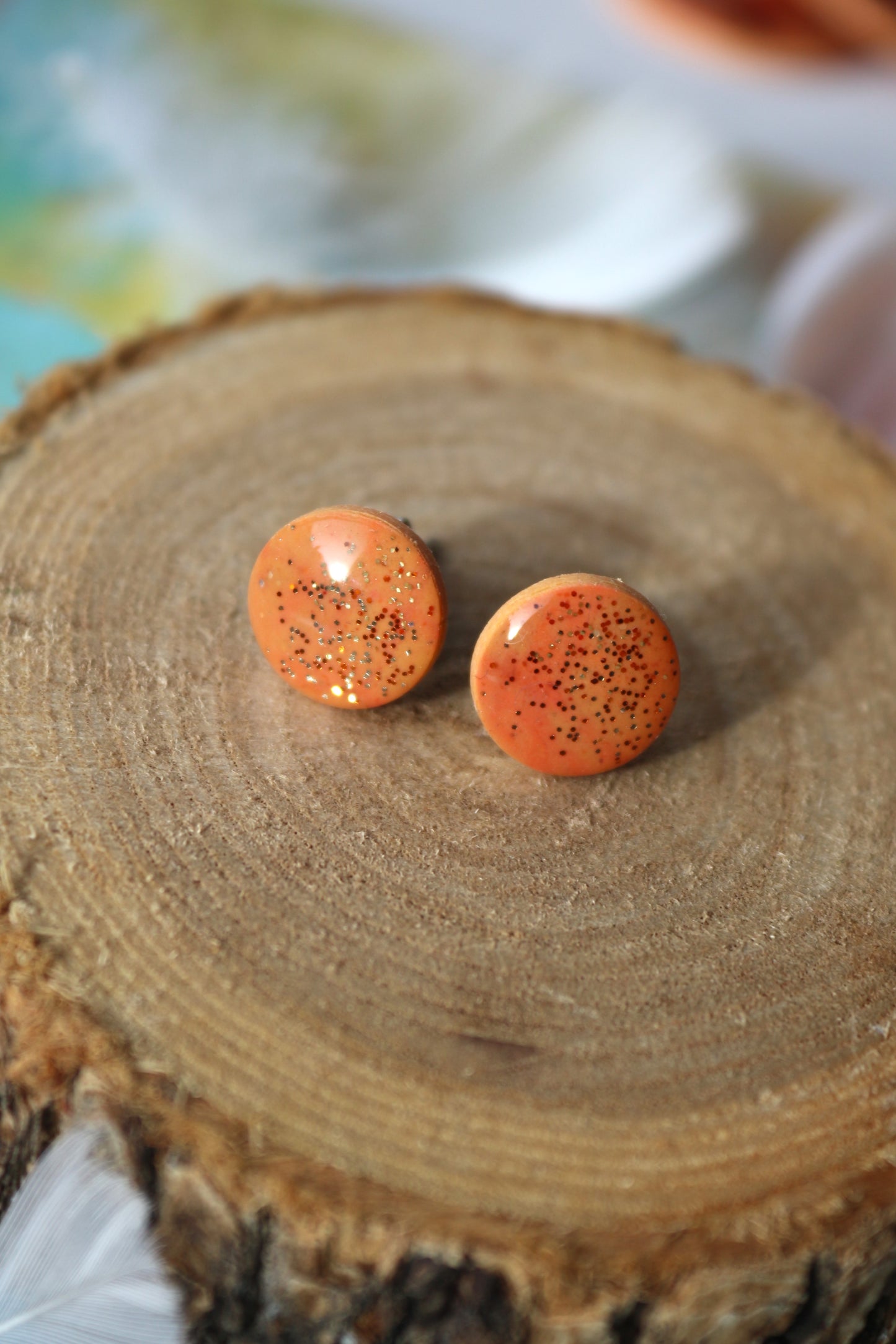 Boucles d'oreilles Été indien - 1cm